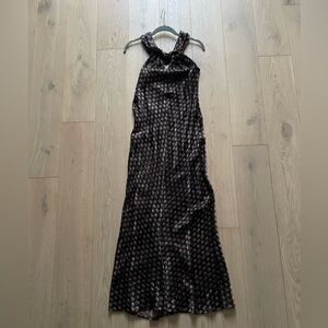 Anaak Silk Dress with Knot Front